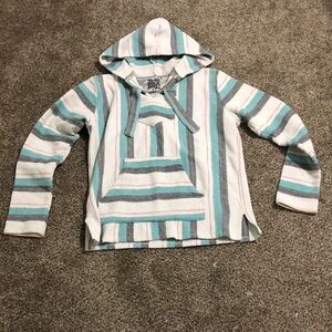 Striped Multicolor Hoodie Sweatshirt